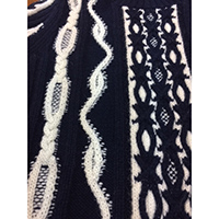 Ladies Cable Pattern Sweater