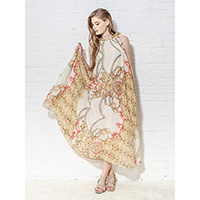 Ladies Polyester Elegant Vintage Sleeveless Long Dress